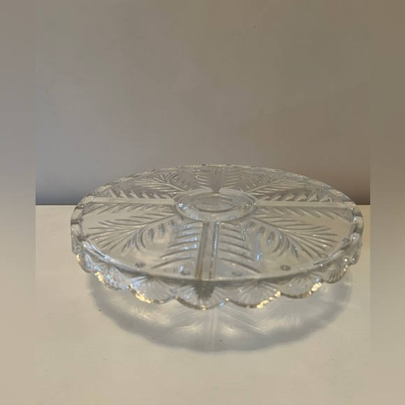 Crystal Clear Industies Portico Serving Dish/Cake Platter - Picture 5 of 7